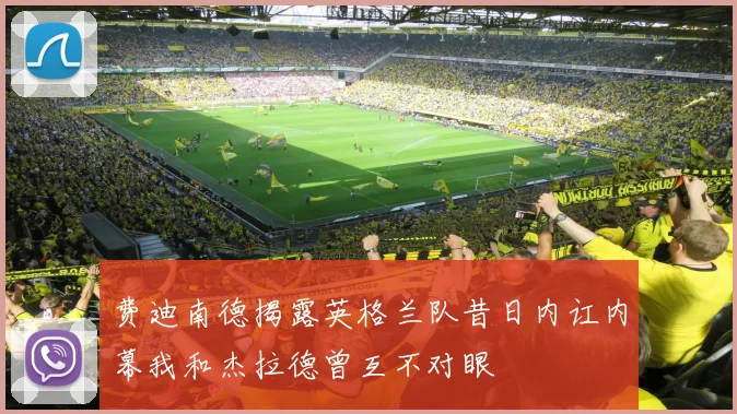 费迪南德揭露英格兰队昔日内讧内幕我和杰拉德曾互不对眼